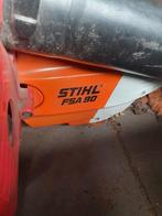 Gezocht : stihl FSA 90 electromotor, Stihl, Ophalen of Verzenden, Zo goed als nieuw, Accu