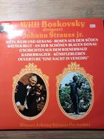 Willi Boskovsky dirigeert Strauss Jr. - Dubbel LP, Gebruikt, Ophalen of Verzenden, Romantiek, 12 inch