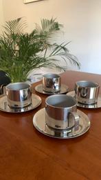 Italwaber Kop en Schotel Set - Inox 18-10, Overige materialen, Ophalen of Verzenden, Zo goed als nieuw, Effen