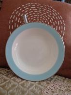 Brocant Pastel Warmhoud Bord Regout ** Mimosa **, Antiek en Kunst, Antiek | Servies los, Ophalen of Verzenden
