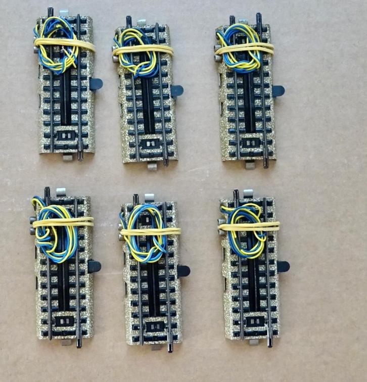 5112 Marklin ontkoppelrails - 6 stuks, Hobby en Vrije tijd, Modeltreinen | H0, Gebruikt, Rails, Wisselstroom, Märklin, Analoog