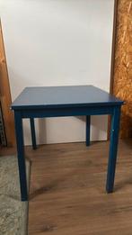 Kindertafeltje blauw, Kinderen en Baby's, Kinderkamer | Tafels en Stoelen, Ophalen, Gebruikt, Tafel(s)