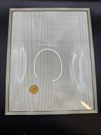 Vintage Jayden Metalen Fotolijst met Gewelfd Glas, Ophalen of Verzenden