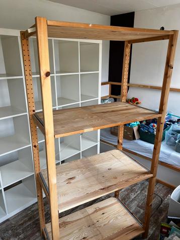 Ivar stellingkast hout - afbeelding 3