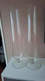Bloemenvazen, Overige kleuren, Ophalen of Verzenden, 75 cm of meer, Glas