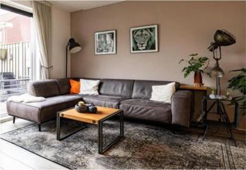 Salontafel - industrieel 🏭 - acaciahout 🪵 - metaal ⚙️ beschikbaar voor biedingen