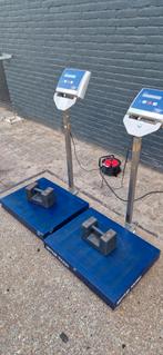 Weegschalen met rollerbaan, Doe-het-zelf en Verbouw, Weegschalen, Ophalen, Gebruikt, Vloerweegschaal, 50 tot 100 kg