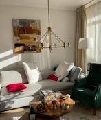 Handgemaakte Design Kandelaar Hanglamp, Gebruikt, Klassiek design, Ophalen of Verzenden, Metaal