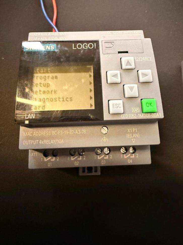 Siemens LOGO! PLC - Programmeerbare Logische Controller, Hobby en Vrije tijd, Elektronica-componenten, Gebruikt, Ophalen of Verzenden