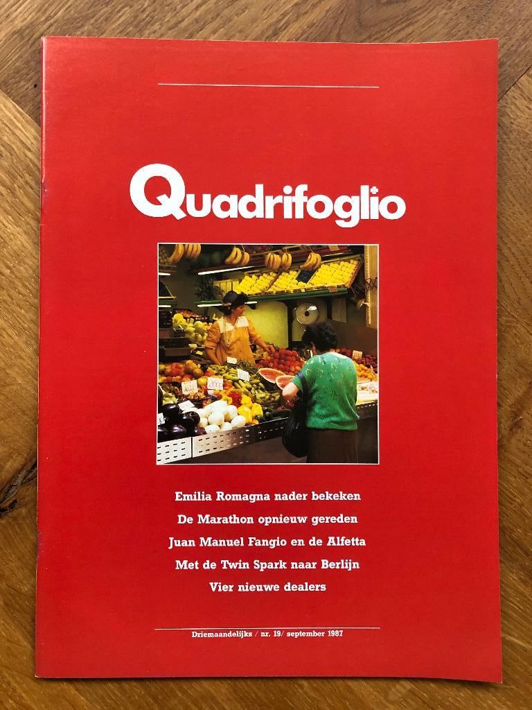 Alfa Romeo tijdschrift Quadrifoglio nr. 19 juni 1987, Alfa Romeo, Nieuw, Ophalen of Verzenden, Alfa Romeo
