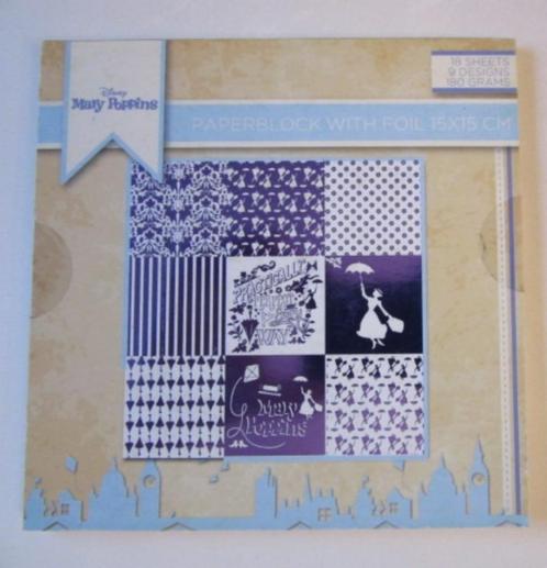 Zi06 PAPIER OM MEE TE KNUTSELEN EN VERSIEREN MARY POPPINS, Hobby en Vrije tijd, Knutselen, Nieuw, Materiaal, Ophalen of Verzenden