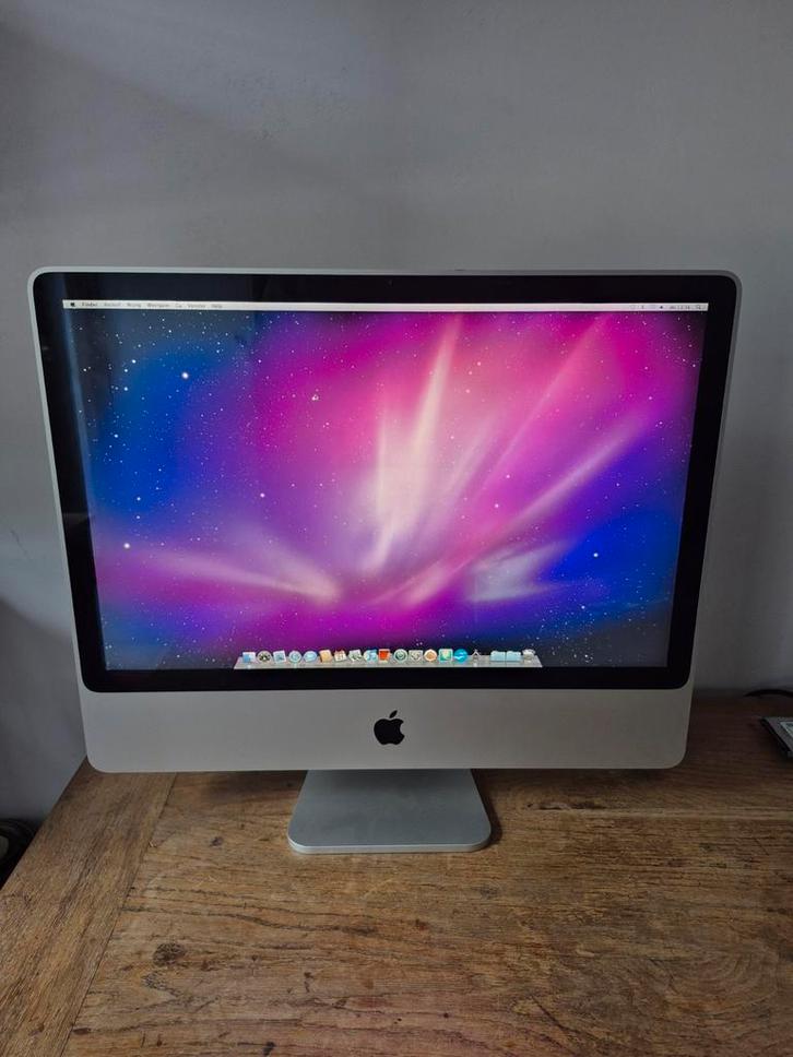 iMac 24 inch (2008) - Intel Core 2 Duo - 4GB RAM - 320GB HDD, Computers en Software, Apple Desktops, Gebruikt, iMac, HDD, 2 tot 3 Ghz