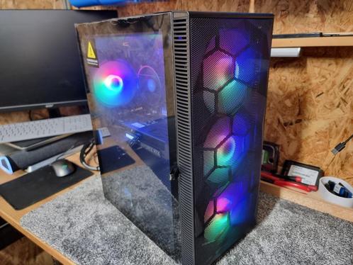 Game Pc AMD Ryzen 5 5600 4.40Ghz-16GB-RTX 3060 8GB Ti- W11, Computers en Software, Desktop Pc's, Zo goed als nieuw, 4 Ghz of meer