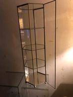Fijn kastje van messing en glas, Huis en Inrichting, Minder dan 100 cm, 25 tot 50 cm, 50 tot 100 cm, Ophalen of Verzenden