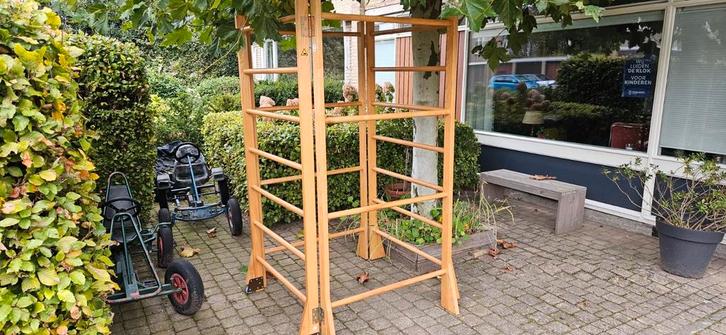Klimgimtoren verrijdbaar, Kinderen en Baby's, Speelgoed | Buiten | Speeltoestellen, Zo goed als nieuw, Ophalen