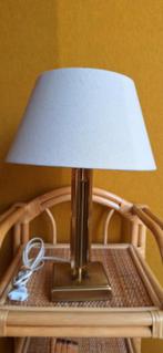 Vintage Empire style messing lamp, schemerlamp, tafellamp, Huis en Inrichting, Lampen | Tafellampen, Gebruikt, Vintage, Ophalen of Verzenden