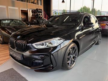 BMW 1-serie 120i M-Sport, Leder, Glasdak, Cam, Black, HUD, F beschikbaar voor biedingen
