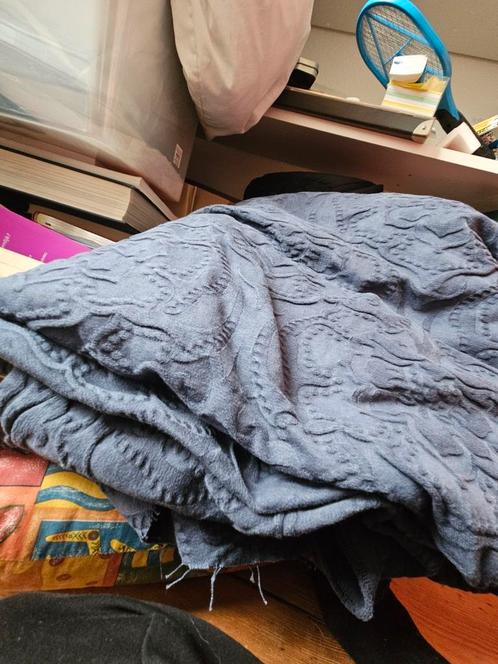 Stevige lap stof van 9 x 1.50, Huis en Inrichting, Slaapkamer | Beddengoed, Zo goed als nieuw, Dekbedovertrek, Tweepersoons, Grijs