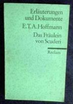 Erlauterungen; ETA Hoffmann, Fraulein Scuderi; 3150081424, Boeken, Taal | Duits, Ophalen of Verzenden, Zo goed als nieuw