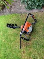 Grondboor Stihl bt120c met boor 15cm, Ophalen, Zo goed als nieuw, Grondboor