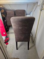 Eettafel stoelen, Ophalen, Gebruikt, Bruin, Vier