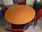 Nette degelijke schone gave eetkamer tafel en 4 stoelen, Ophalen, Vijf personen of meer, Rechthoekig, 50 tot 100 cm