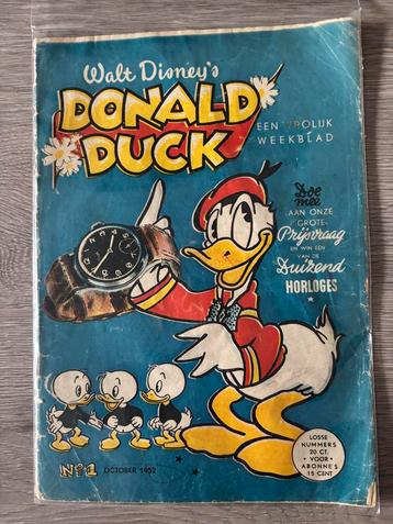 Eerste Donald Duck - Nummer 1 - 1952 beschikbaar voor biedingen