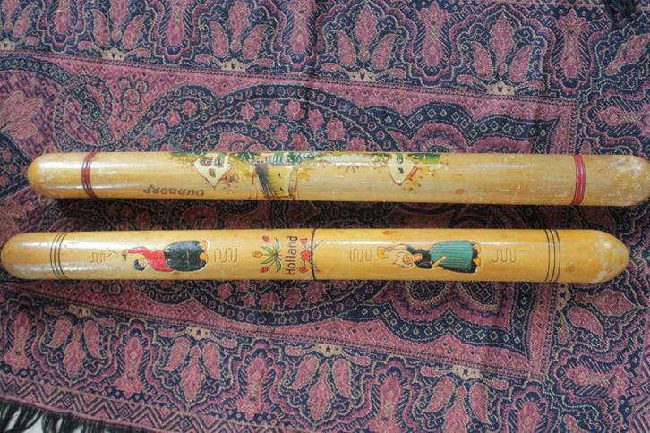 Breinaalden kokers hout. Begin 19e eeuw. Holland., Antiek en Kunst, Antiek | Woonaccessoires, Ophalen of Verzenden