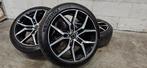 19" Polestar Volvo V60 S60 orig velgen Michelin winterbanden, 19 inch, Gebruikt, Banden en Velgen, 235 mm