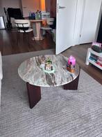 Marmeren Salontafel - 80x80x40 cm, Huis en Inrichting, Tafels | Salontafels, Overige materialen, Rond, Zo goed als nieuw, Minder dan 50 cm