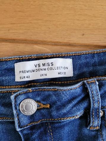VS MISS skinny jeans high waist mt 42 valt als 38/40 M Nieuw beschikbaar voor biedingen