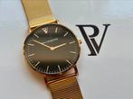 Paul Valentine horloge - roségoud - 36 mm - lege batterij, Sieraden, Tassen en Uiterlijk, Overige merken, Staal, Gebruikt, Staal