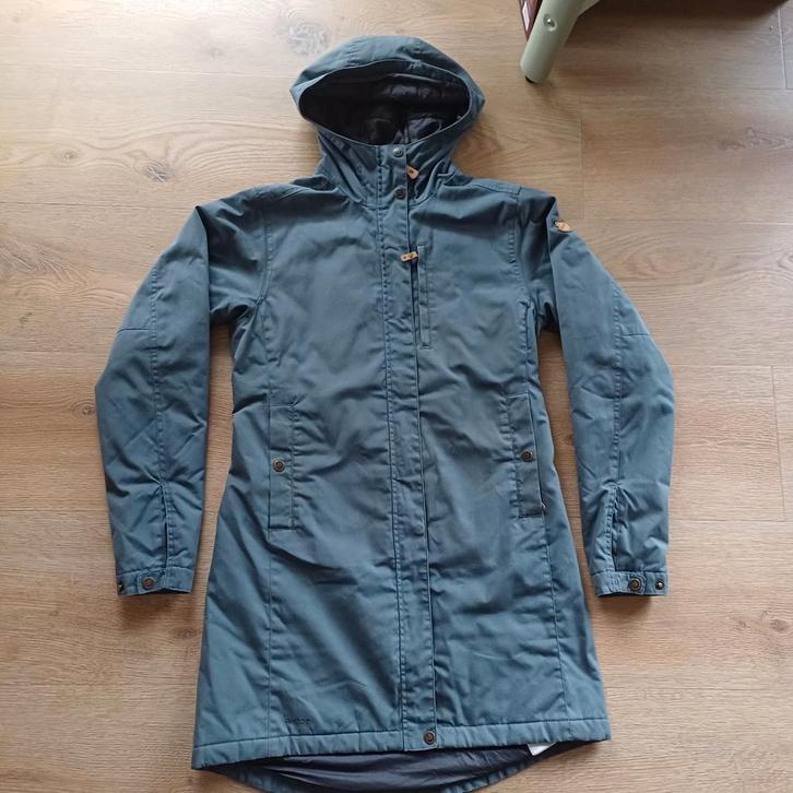 Fjallraven Kiruna Parka Maat S, Kleding | Dames, Jassen | Zomer, Gedragen, Maat 36 (S), Zwart, Ophalen of Verzenden