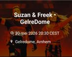 2 tickets 30 mei Suzan en Freek ruilen voor 17, 24 of 31 mei, Twee personen