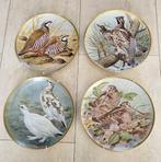 Porselein borden met vogels, Nieuw, Ophalen, Decoratie borden