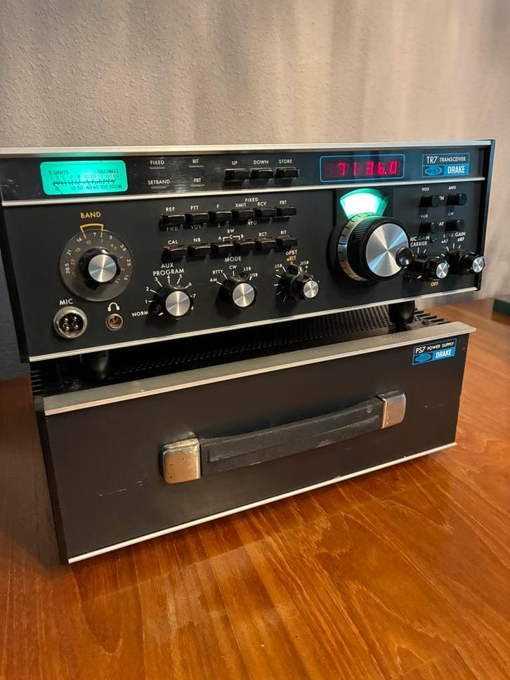 Drake tr7 met ps7 voeding vol filters, Telecommunicatie, Zenders en Ontvangers, Gebruikt, Zender en Ontvanger, Ophalen of Verzenden