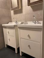 2 witte badkamermeubels van Ikea, 50 tot 100 cm, Minder dan 100 cm, 25 tot 50 cm, Zo goed als nieuw