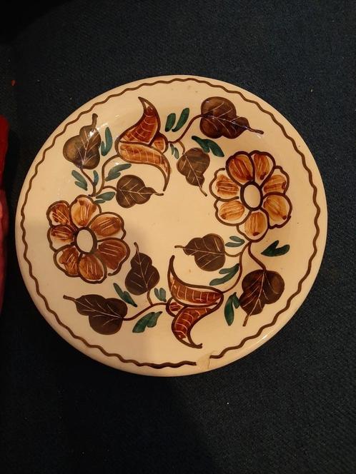 Vintage Bordje met Bloemmotief, Antiek en Kunst, Antiek | Schalen, Ophalen of Verzenden