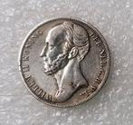 1 Gulden 1849 Willem II, Postzegels en Munten, Munten | Nederland, 1 gulden, Verzenden, Zilver, Losse munt