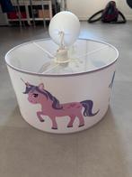 Kinderhanglamp unicorn pony, Ophalen of Verzenden, Zo goed als nieuw, Kunststof, Minder dan 50 cm