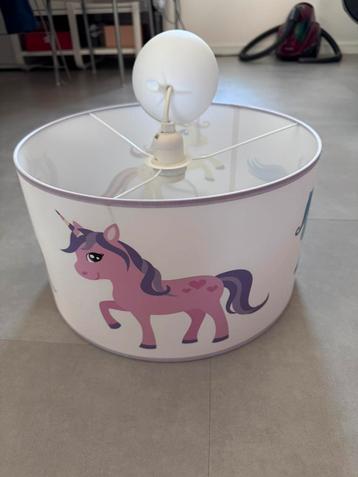 Kinderhanglamp unicorn pony beschikbaar voor biedingen