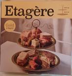 #Etagère, #2 laags, #Goud, Ophalen of Verzenden, Nieuw