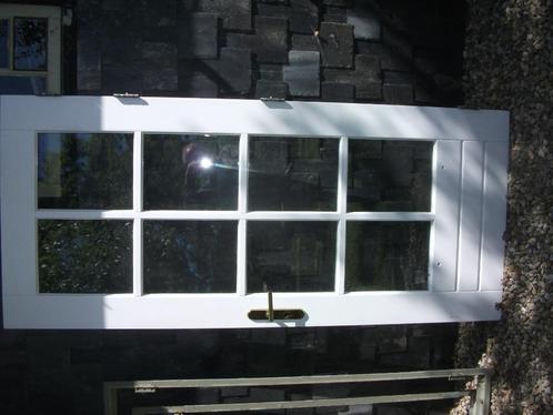 merbau schuurdeur achterdeur  3pnts dubbelglas 93x211,5 cm, Doe-het-zelf en Verbouw, Deuren en Horren, Gebruikt, Buitendeur, 200 tot 215 cm