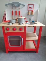 Houten speelkeuken met accessoires, nog in zeer goede staat, Ophalen, Zo goed als nieuw, Hout, Speelkeuken