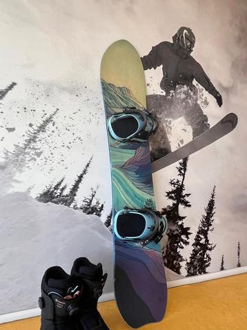 Snowboard Set: Nitro board, Rome bindings, Nidecker boots beschikbaar voor biedingen