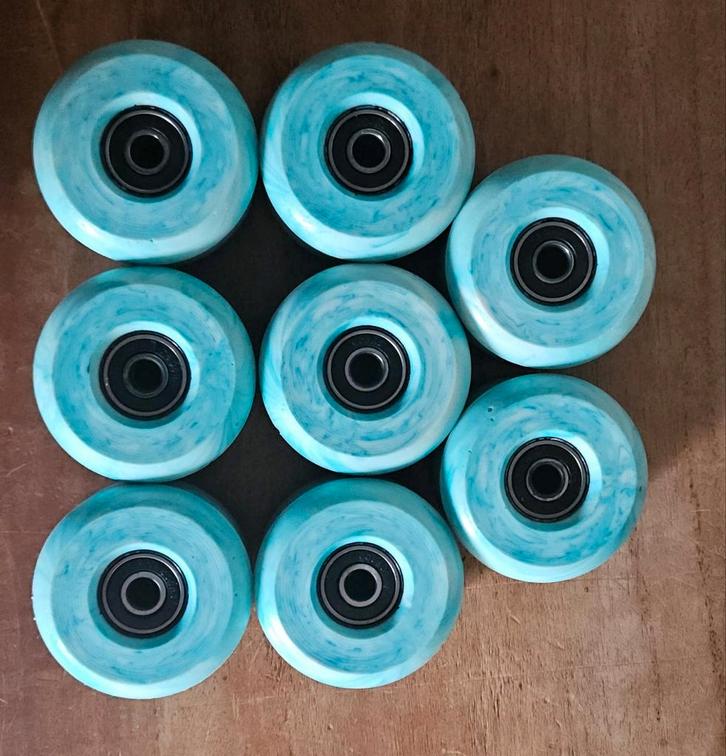 Moxi Fundae rolschaatswielen + lagers, Sport en Fitness, Skeelers, Nieuw, Wielen of Lagers, Overige merken, Ophalen of Verzenden