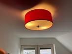 Roze Plafondlamp Qazqa, Huis en Inrichting, Lampen | Plafondlampen, Ophalen of Verzenden, Zo goed als nieuw, Glas