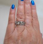 Zilveren originele Pandora ring met maansteen nr.993