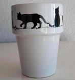 Melkbeker Zwarte Katten, Ophalen of Verzenden, Zo goed als nieuw, Overige stijlen, Kop(pen) en/of Schotel(s)
