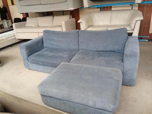 Ribstof bank 240cm breed, Huis en Inrichting, Fauteuils, Gebruikt, 125 cm of meer, Ophalen of Verzenden